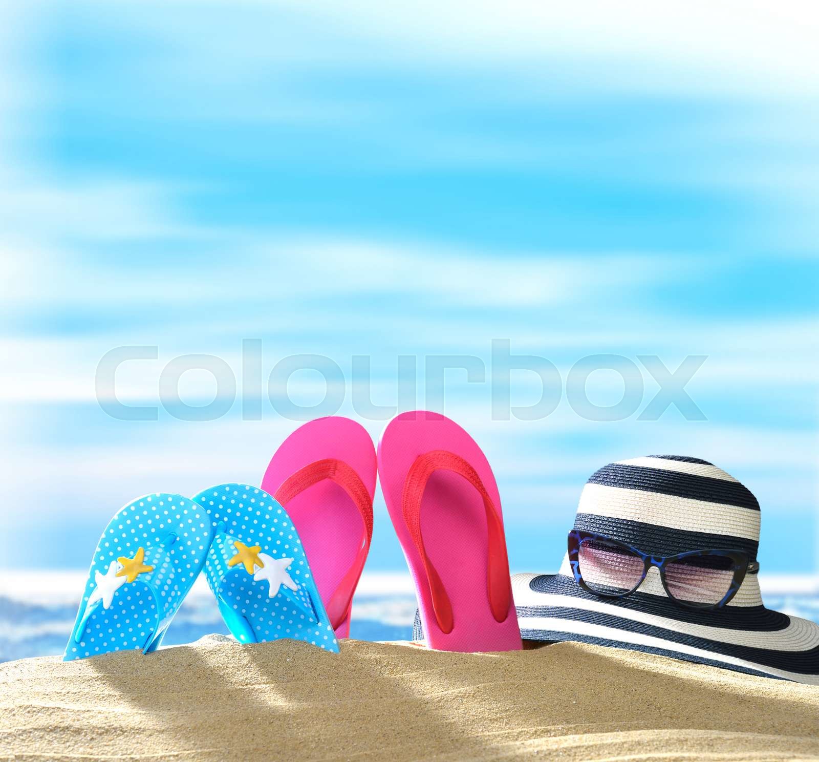 Beach accessories | Stock image | Colourbox