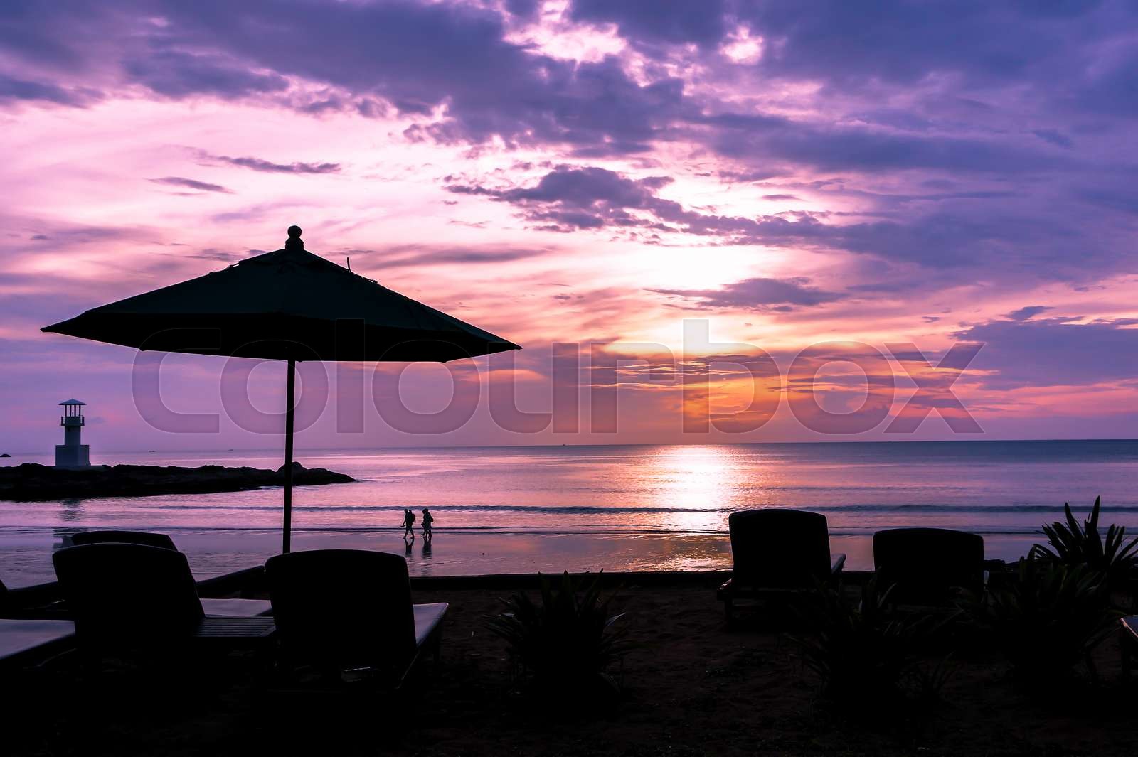 Twilight Sunset Beach Stock Image Colourbox Twilight Sunset Beach Stock Image Colourbox