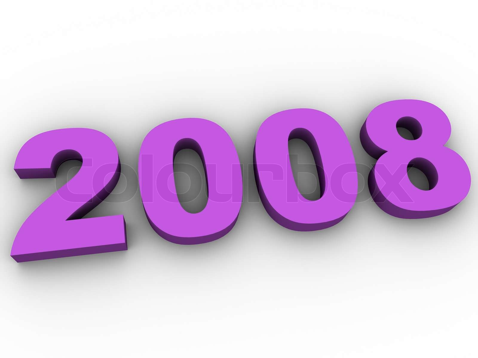 Neues Jahr 2008. | Stock Bild | Colourbox