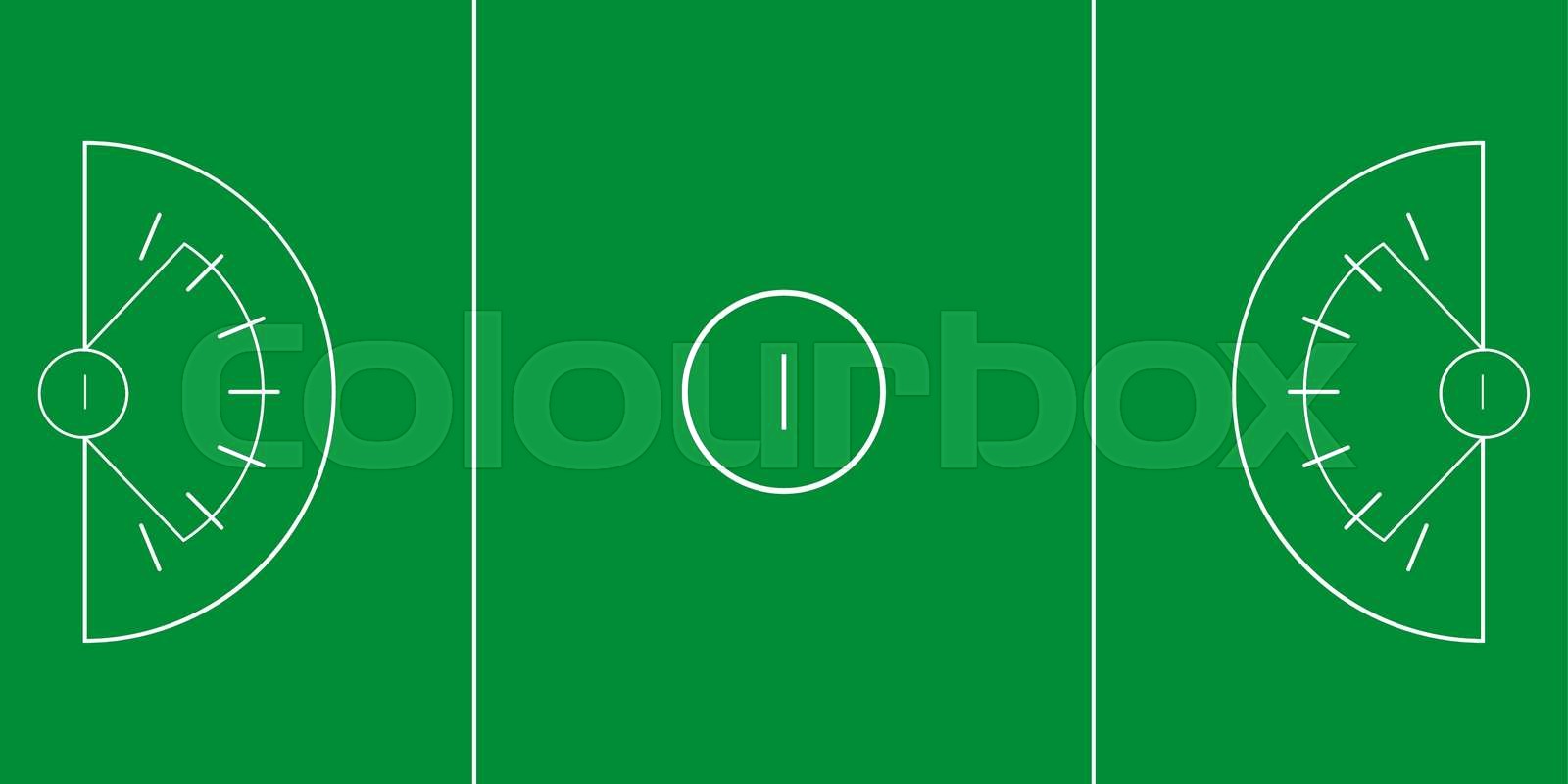 Lacrosse field Stock vector Colourbox