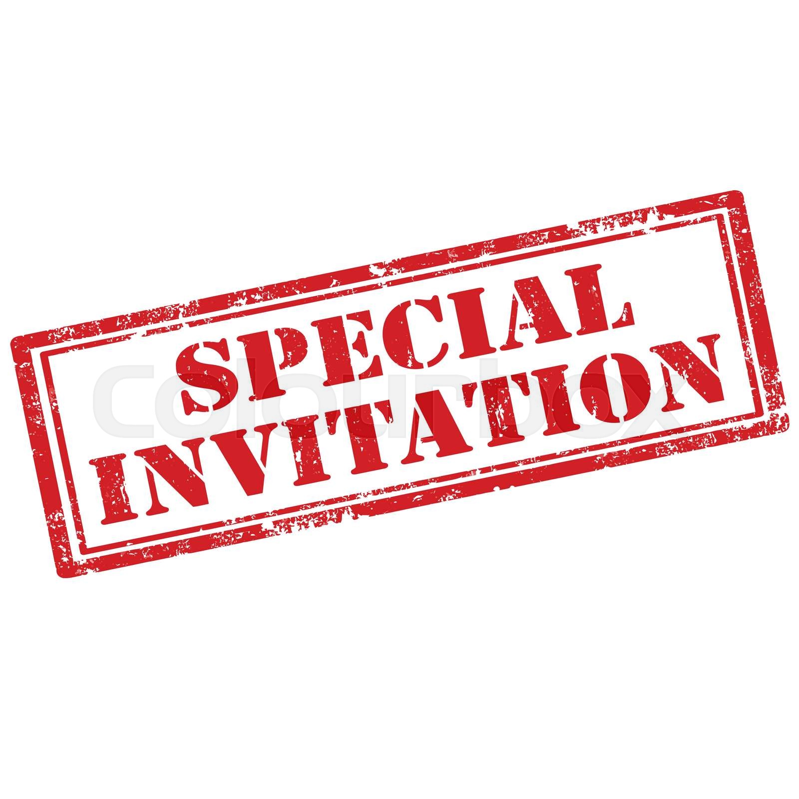 Special Invitation Stock vector Colourbox