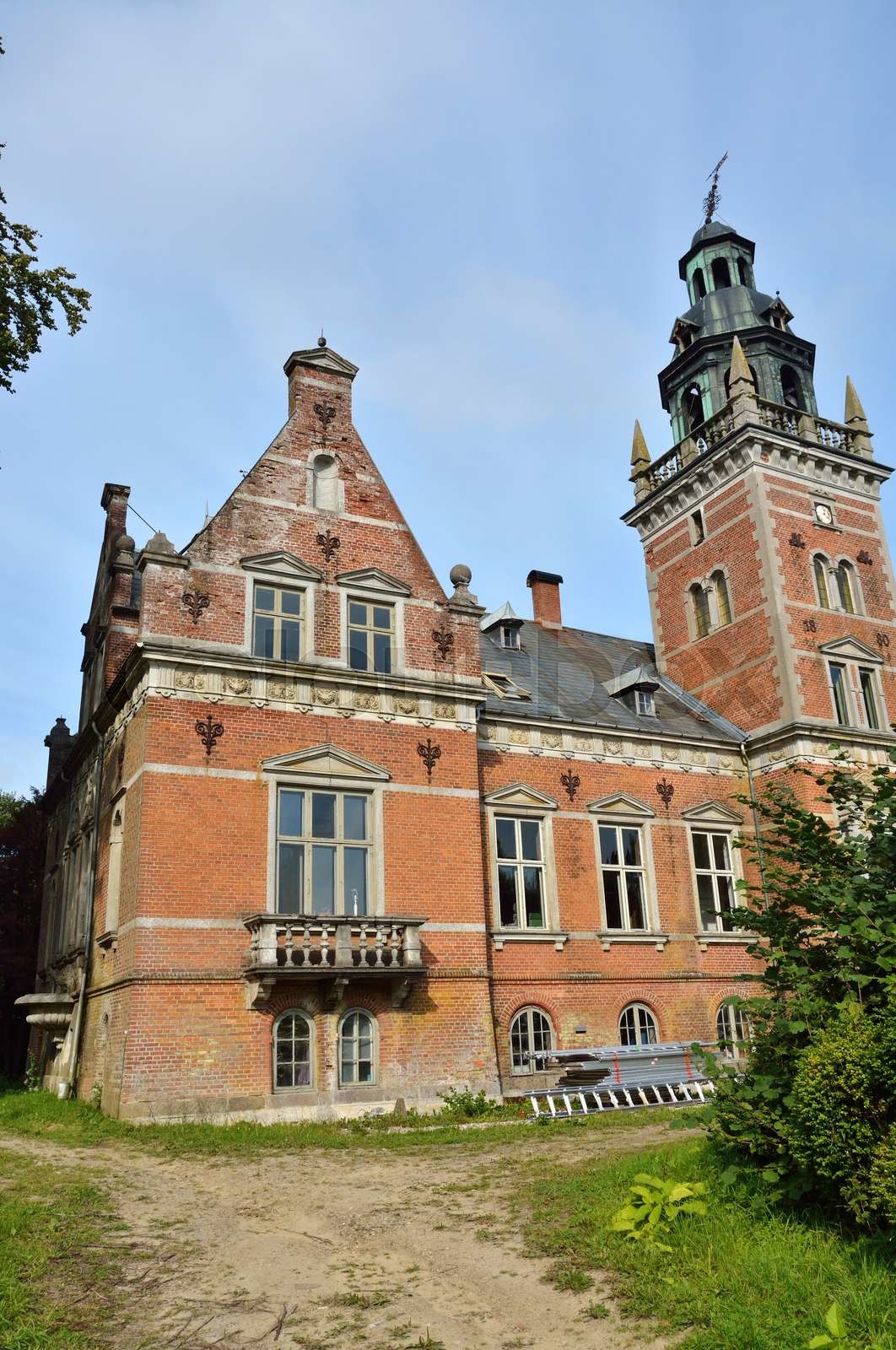 Hesbjerg Slot på Fyn | Stock foto | Colourbox