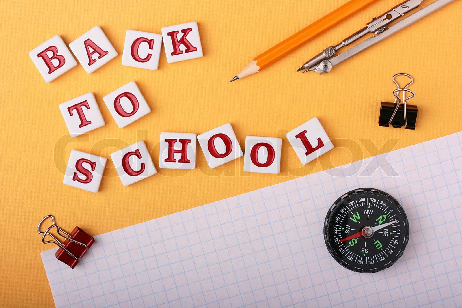 Creative To The Beginning Of New Academic Year Stock Image Colourbox