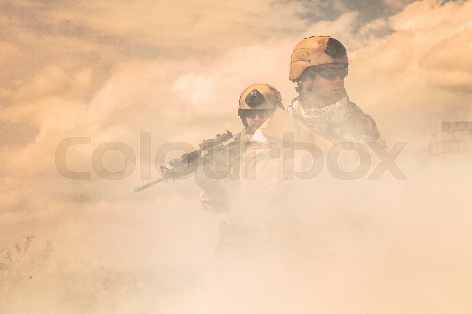 Navy Seals In Action Stock Image Colourbox