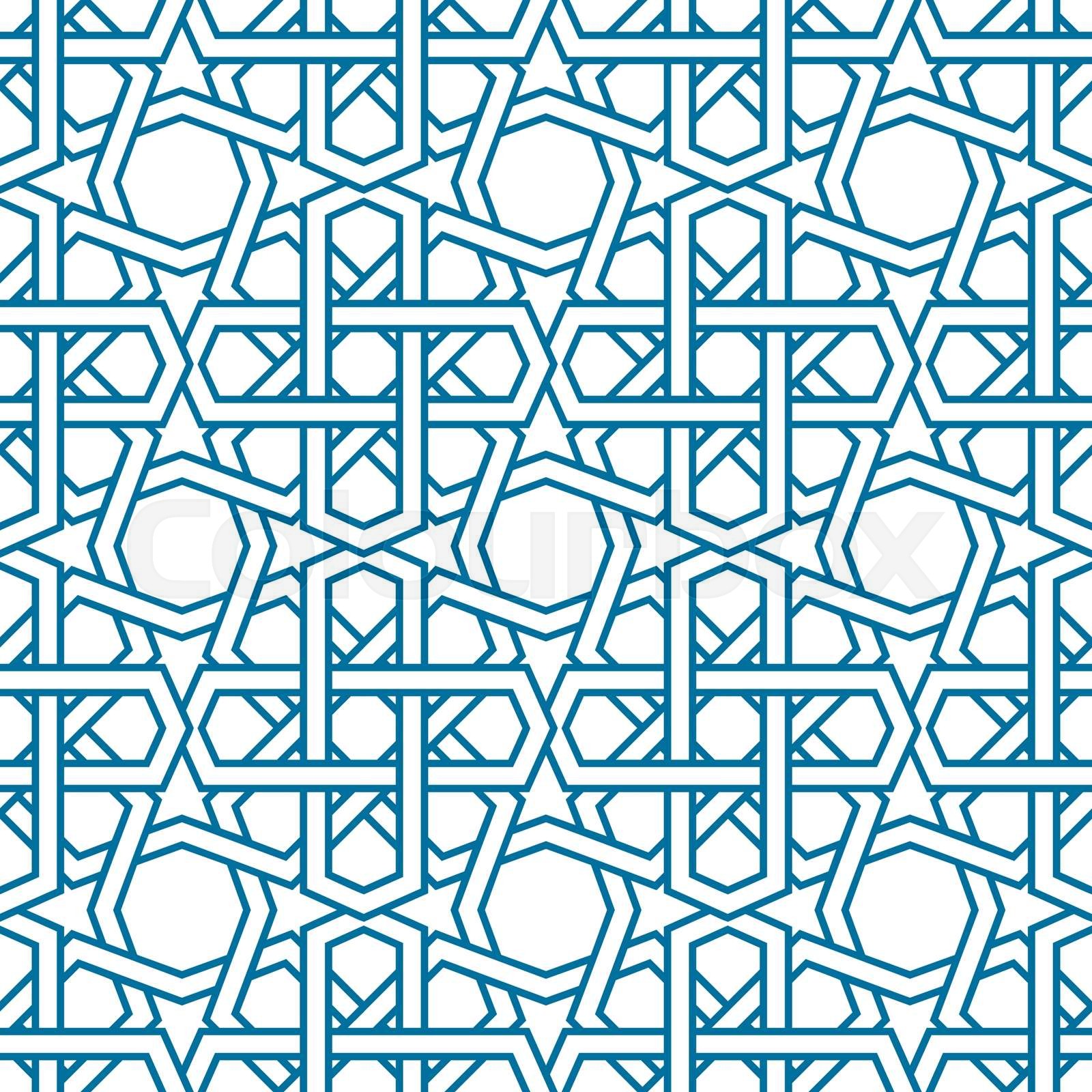 Islamic pattern vector. Seamless traditional eastern style. | Stock vector  | Colourbox