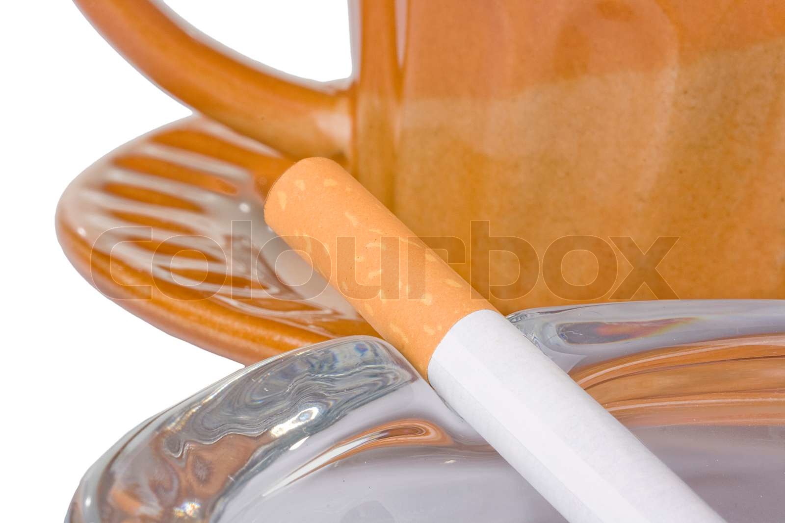 Scherz-Tasse Mit Zigaretten-Attrappe – Großer Kaffeebecher 300 Ml, Aus Keramik, Lustiges Geschenk