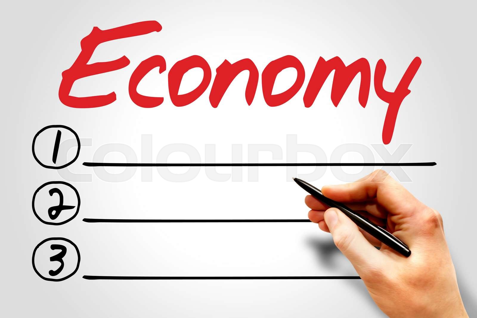 ECONOMY Stock image Colourbox