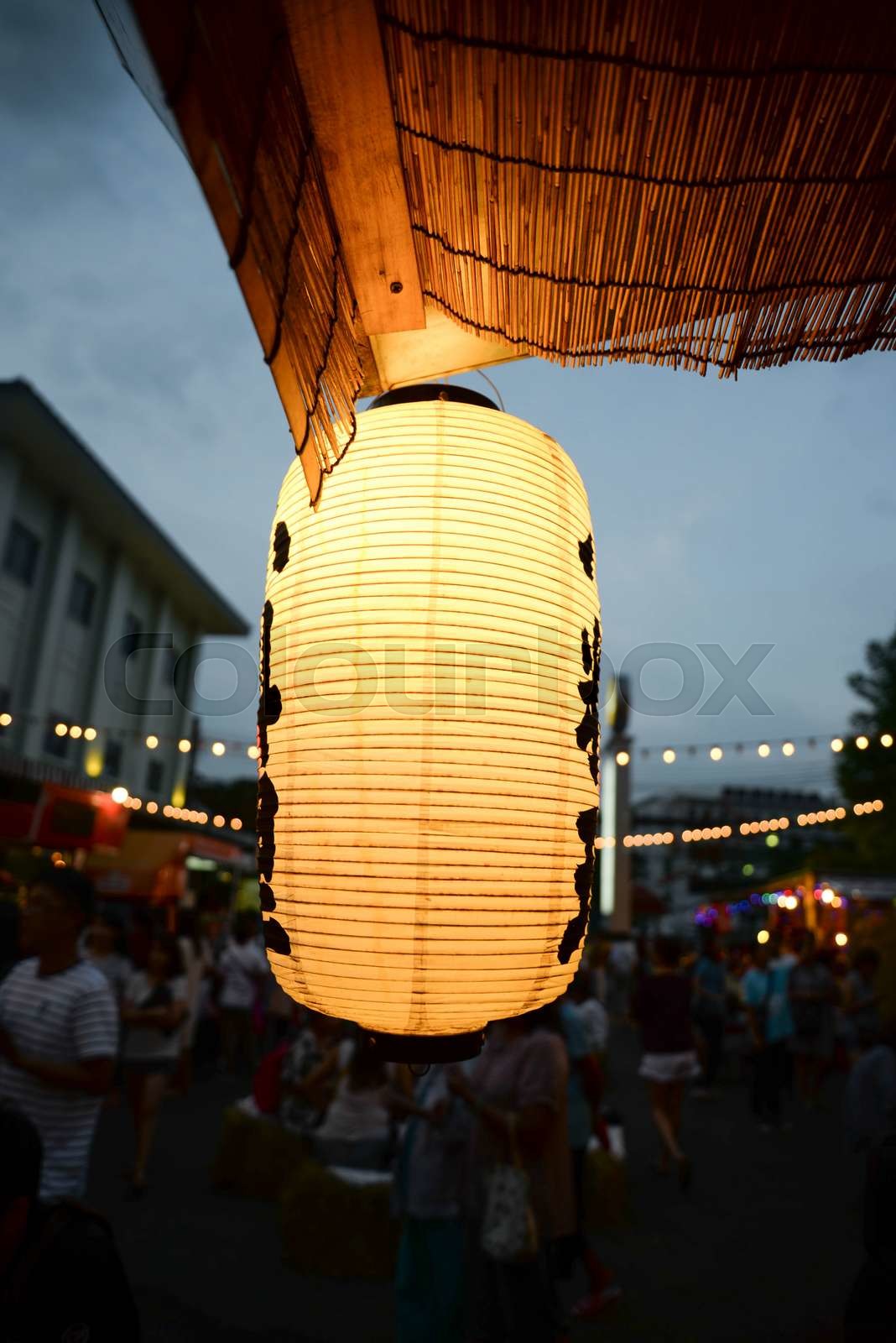 Japanese lamp | Stock image | Colourbox