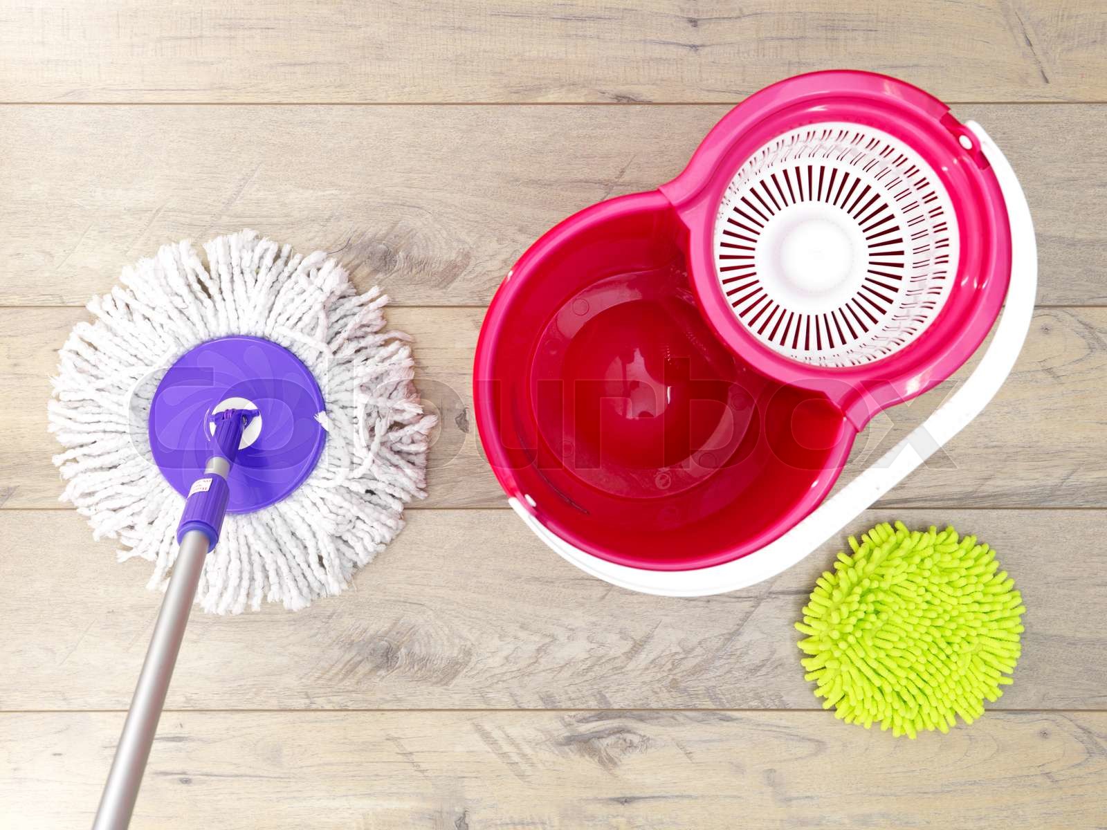 Mop Stock image Colourbox