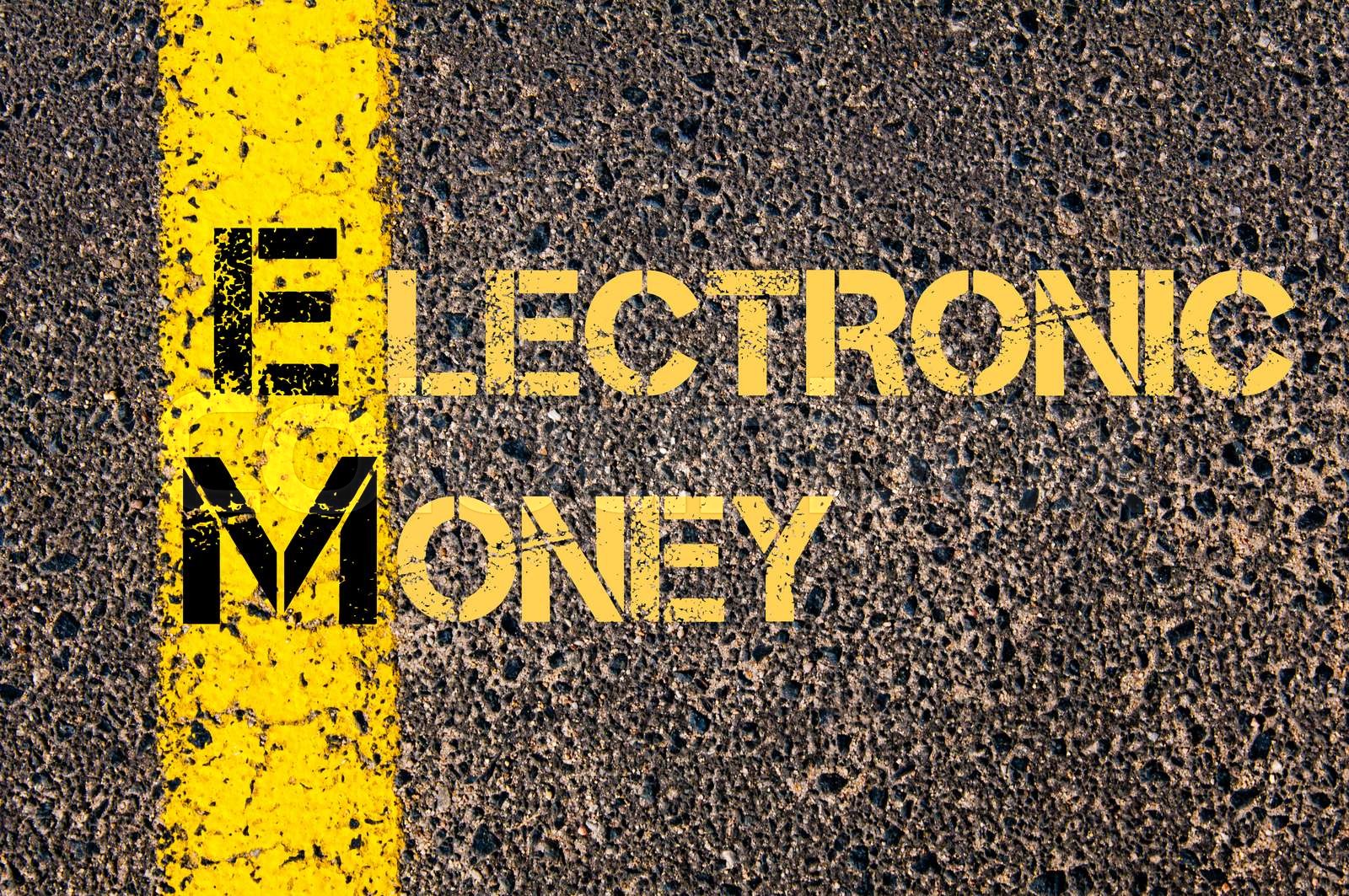Business Acronym EM as ELECTRONIC MONEY | Stock image | Colourbox