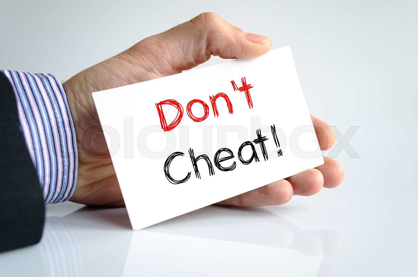 Don T Cheat Text Concept Stock Image Colourbox Don T Cheat Text Concept Stock Image Colourbox