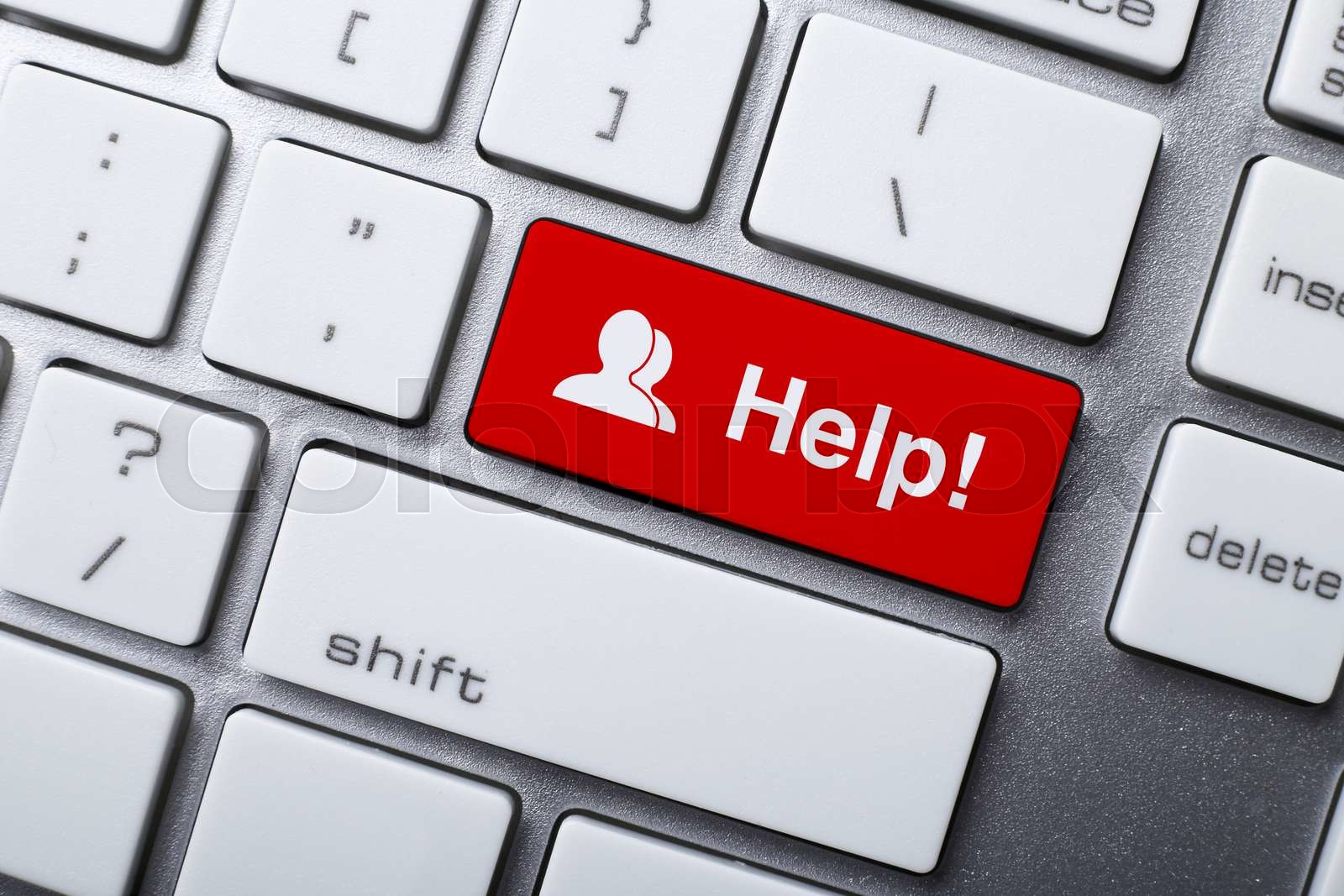 Help Button On Keyboard | Stock image | Colourbox