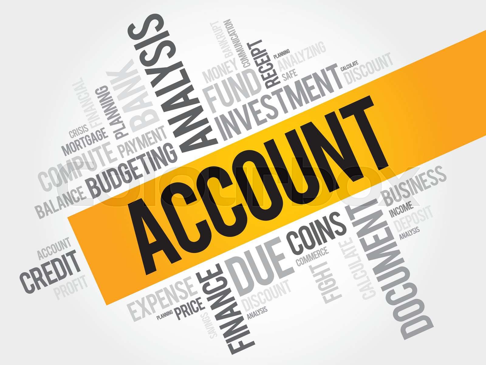 ACCOUNT | Stock vector | Colourbox