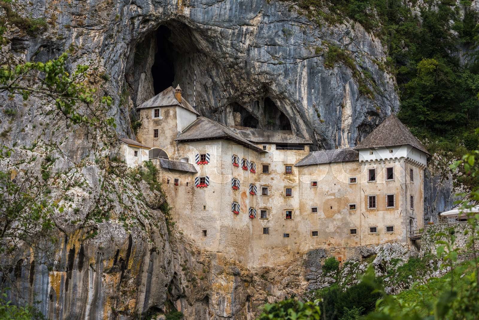 Castle In Rocks Europe Renaissance Castle in the Rock, Predjama, Slovenia | Stock image ...