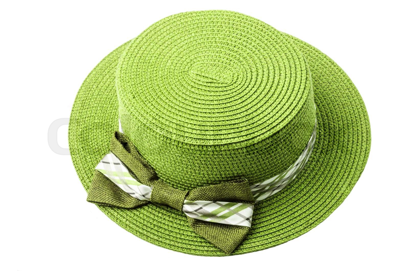 DS Dubbo Green Straw Hat main image 1