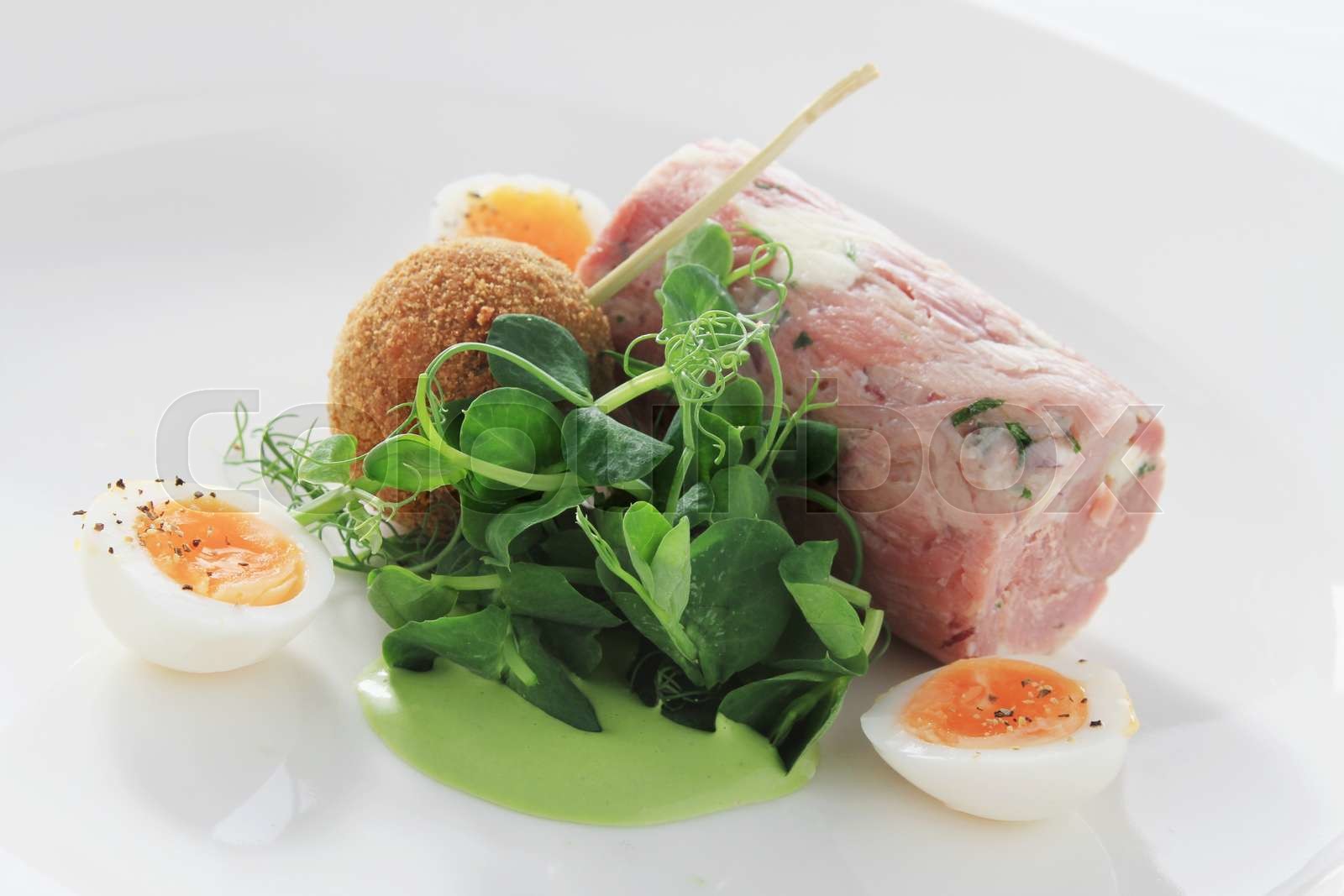 terrine pate Stock image Colourbox