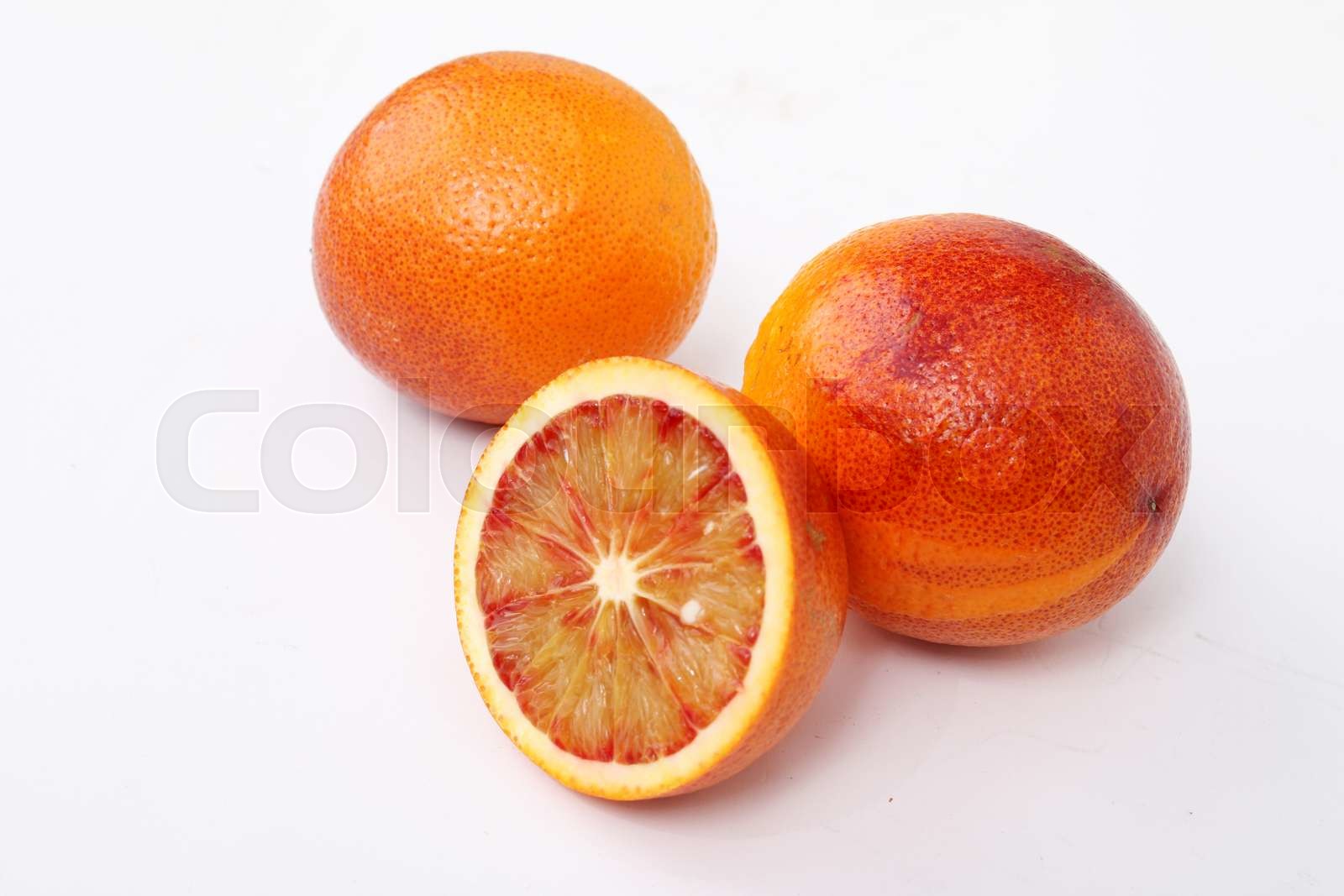 blood oranges Stock image Colourbox