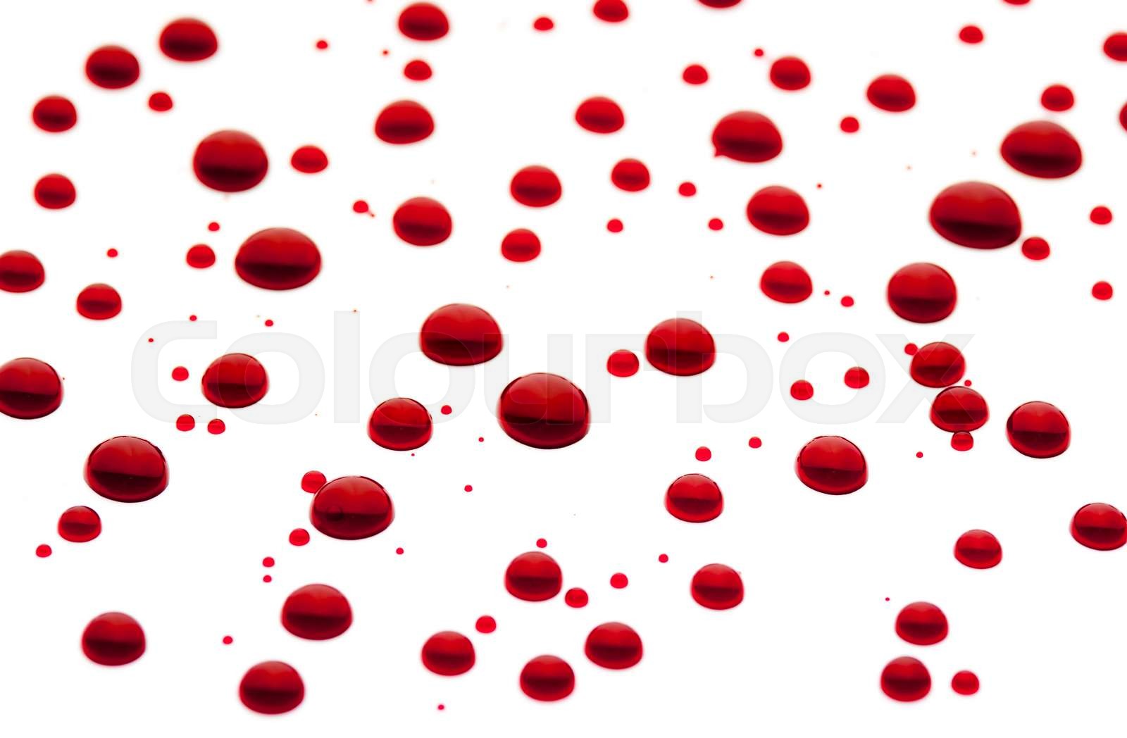 blod, dråber, baggrund Stock foto Colourbox