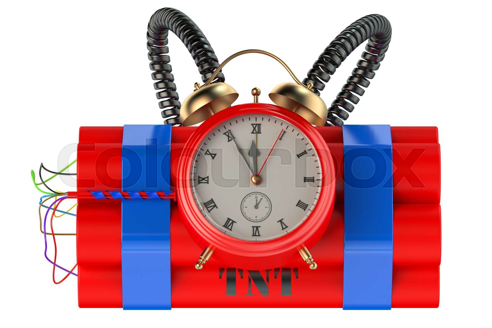 Timer bomb Stock image Colourbox