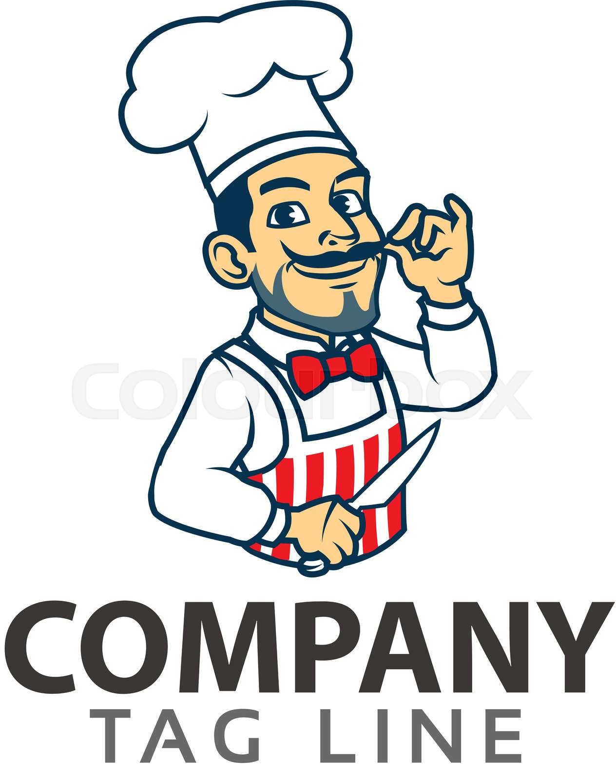 Logo Chefkoch Kochen Stock Vektor Colourbox