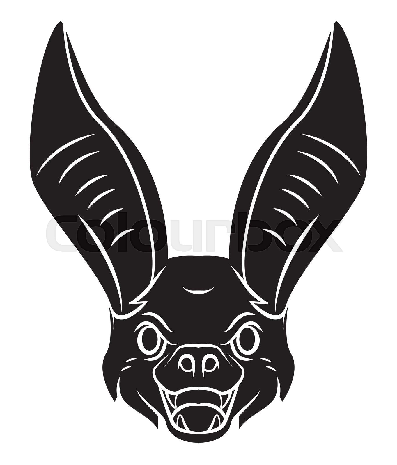 bat head | Stock vector | Colourbox