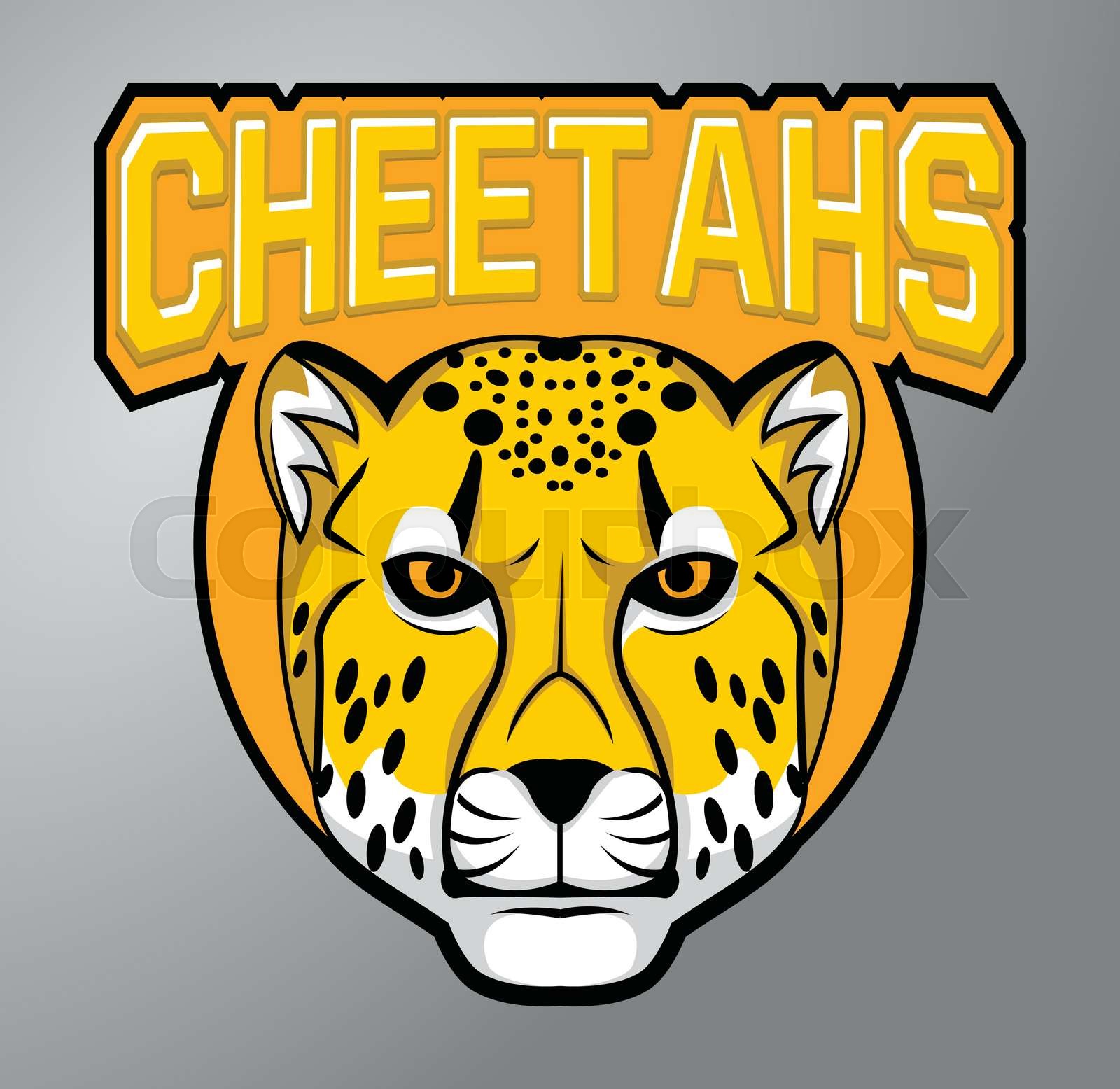 Cheetah Mascots Stock vector Colourbox
