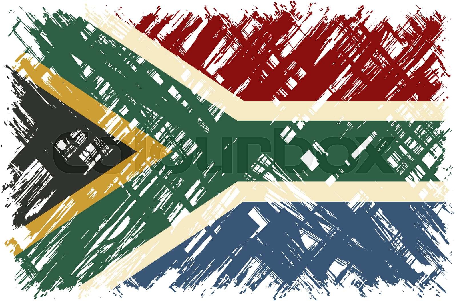 South African Grunge Flag Vector Illustration Stock Vector Colourbox South African Grunge Flag Vector Illustration Stock Vector Colourbox
