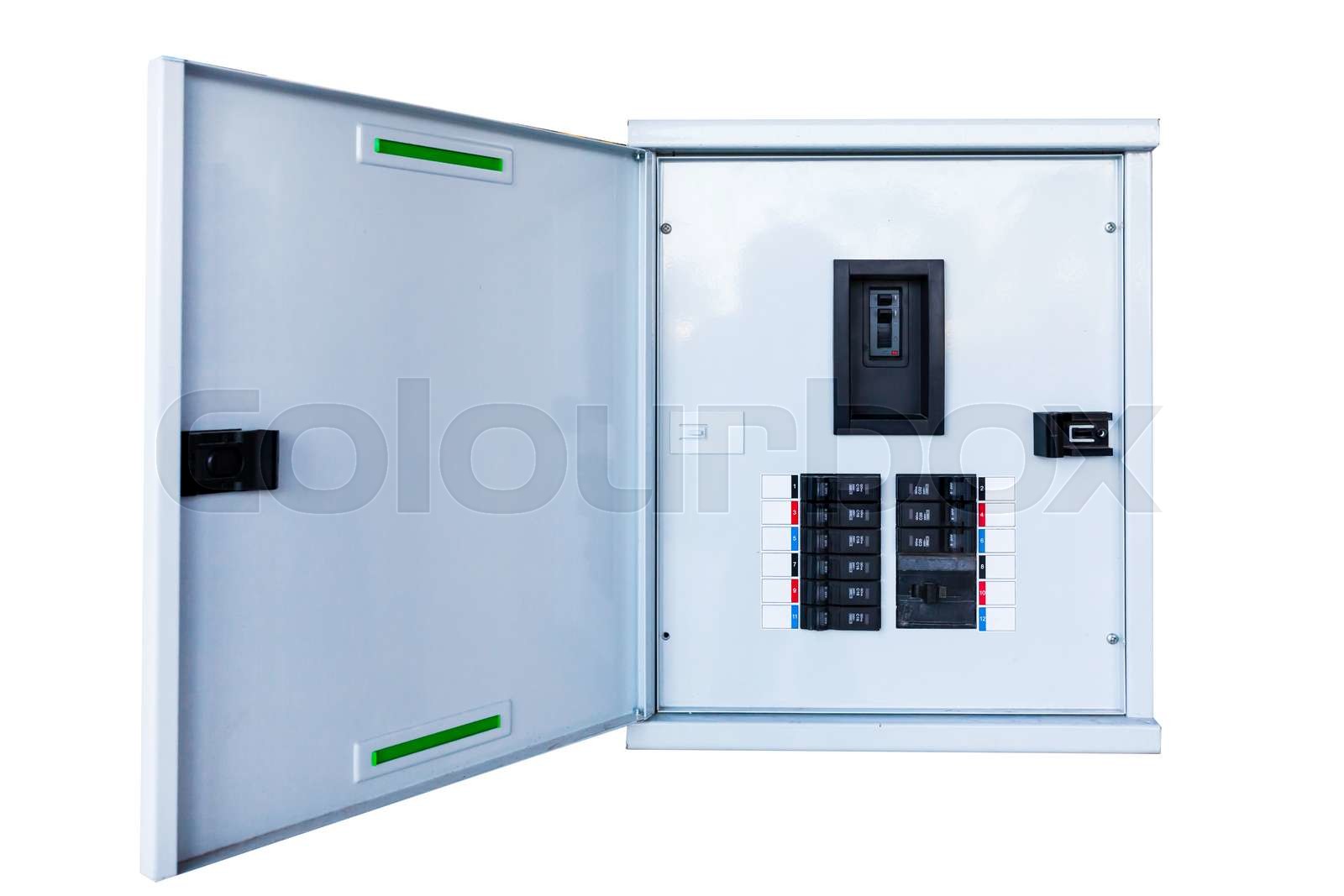 Electrical panel Controls and switches | Stock image | Colourbox