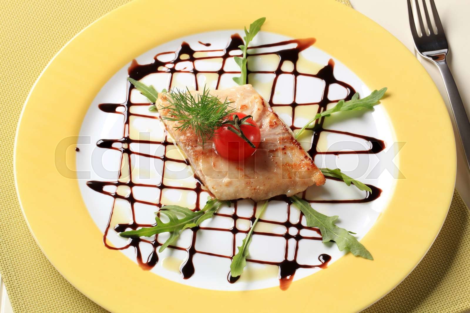 Fish starter | Stock image | Colourbox