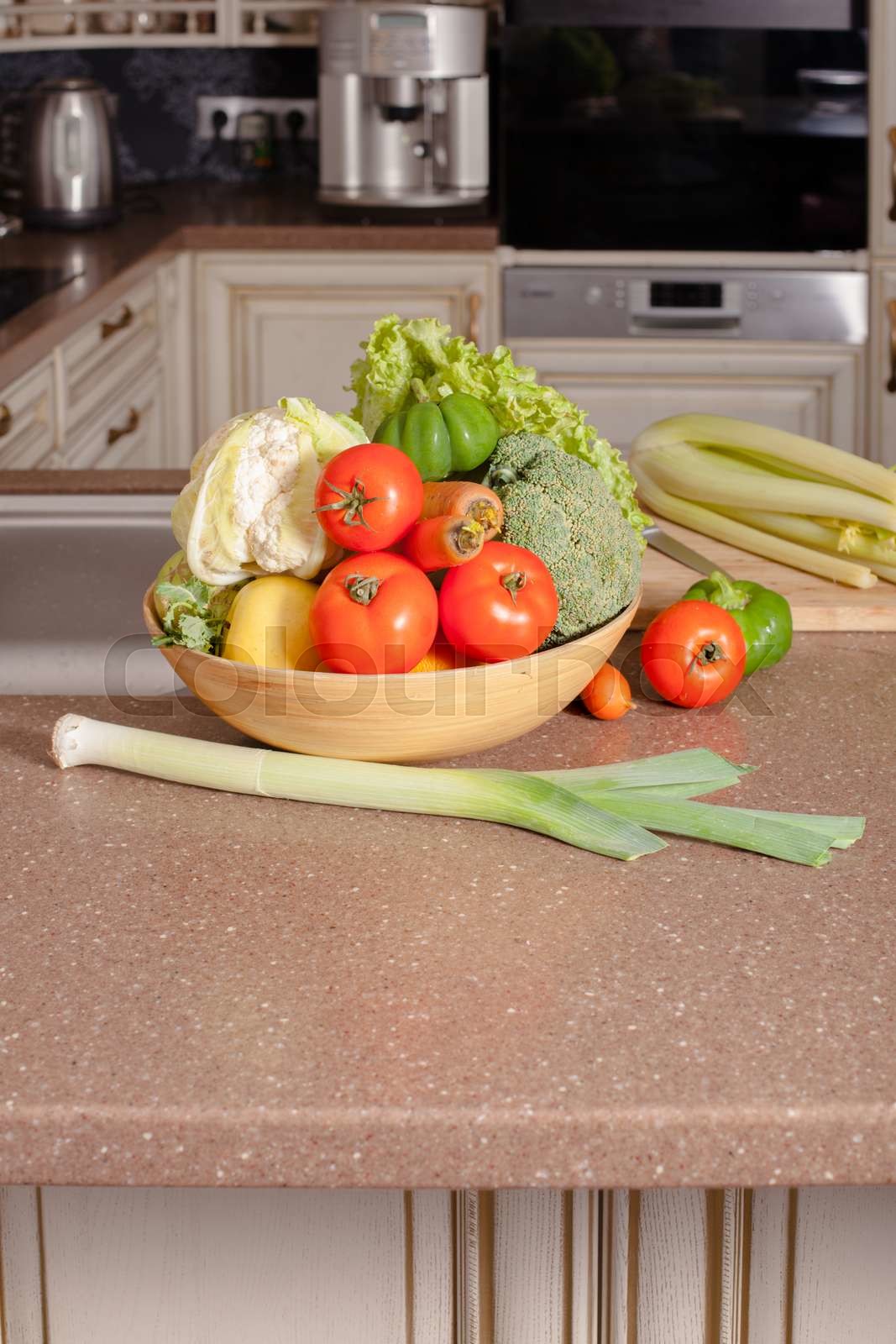 Vegetables in the kitchen | Stock image | Colourbox