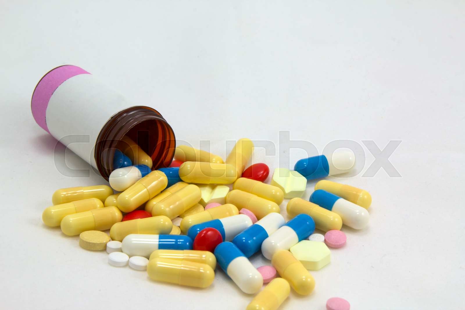 Capsules and tablets | Stock image | Colourbox