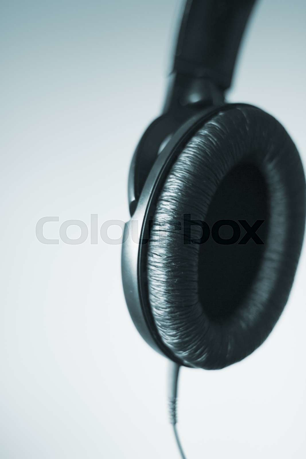 Professional dj studio deejay headphones Stock image Colourbox