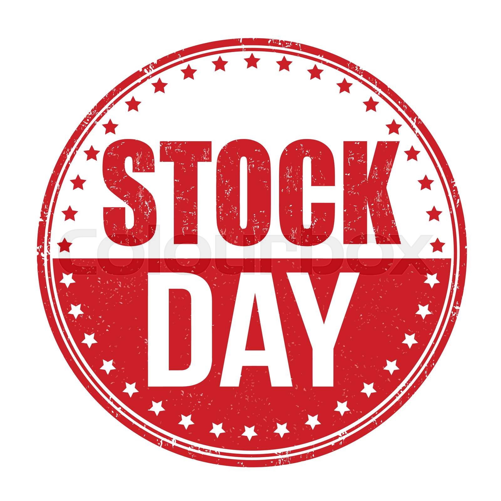 Stock day stamp Stock vector Colourbox