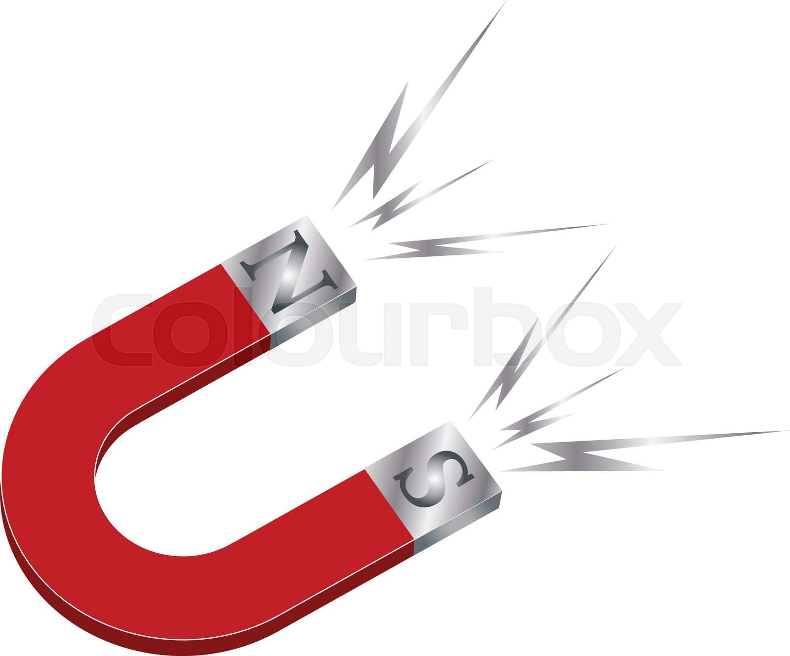 Magent North And South Stock Vector Colourbox
