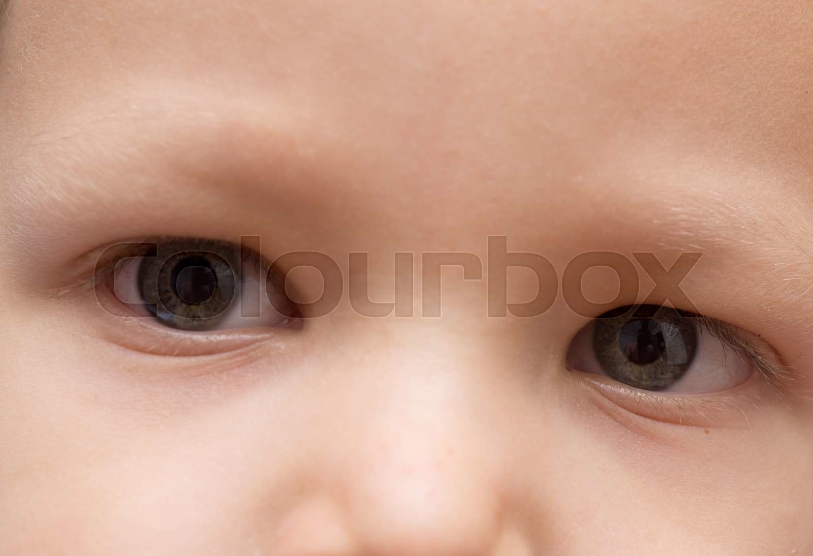 baby eyes Stock image Colourbox