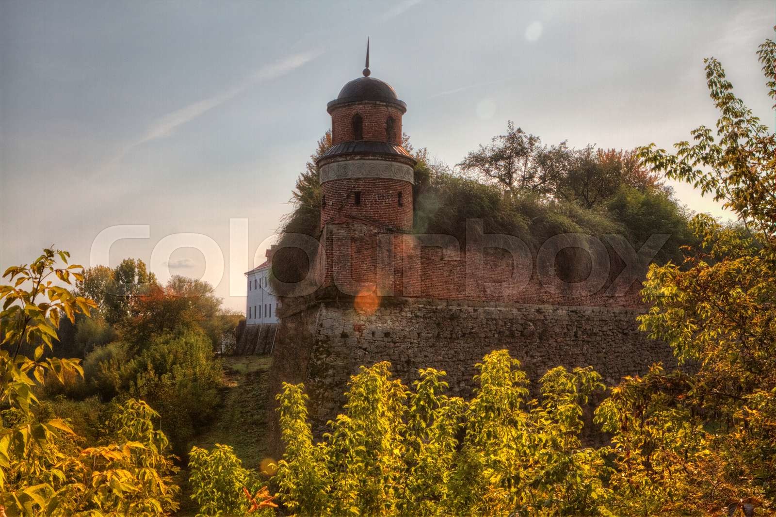 Dubno Castle Stock image Colourbox