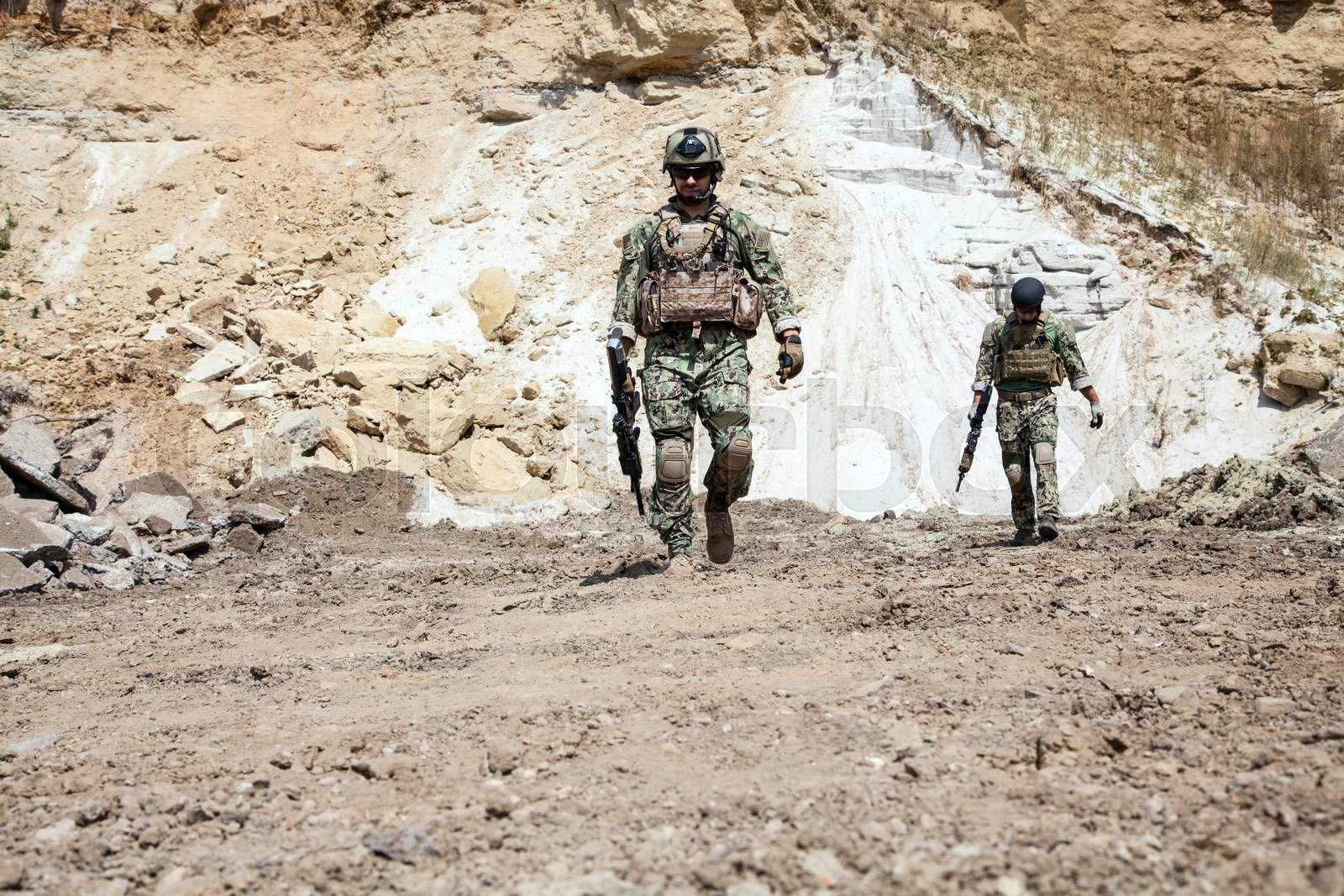 Navy Seal Team Stock Image Colourbox