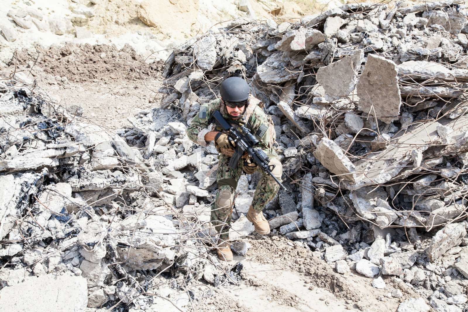 Navy Seal Team Stock Image Colourbox