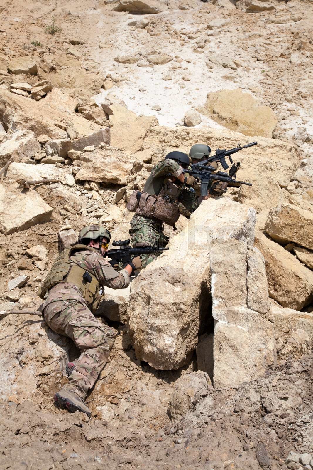 Navy Seal Team Stock Image Colourbox