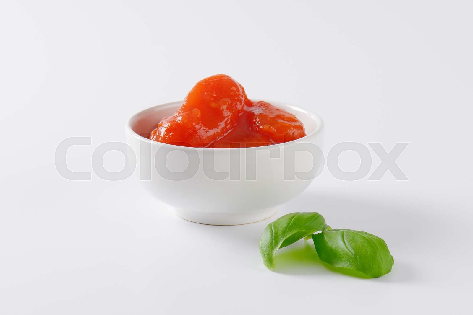 peeled plum tomatoes Stock image Colourbox