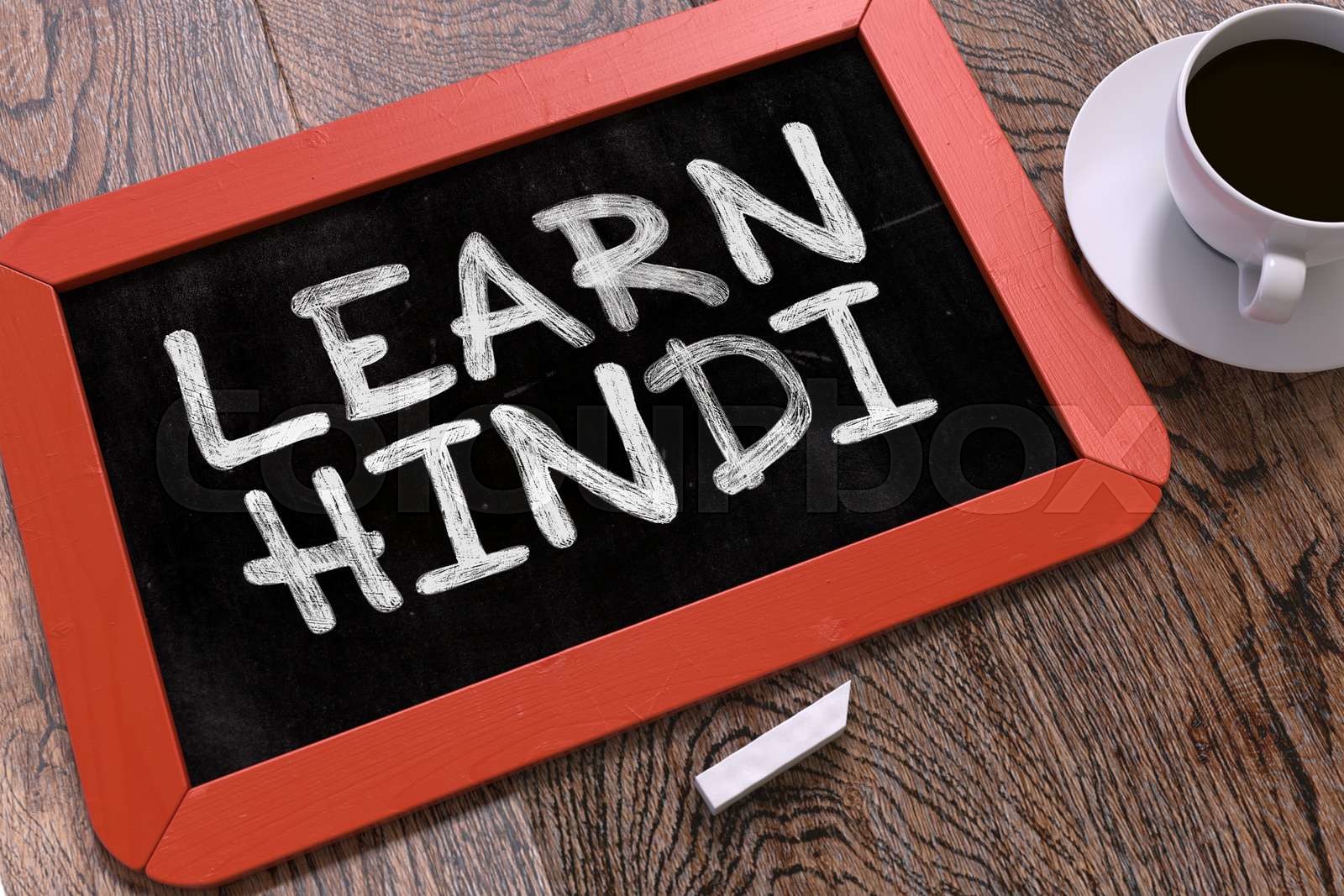 learn-hindi-handwritten-by-white-chalk-on-a-blackboard-stock-image