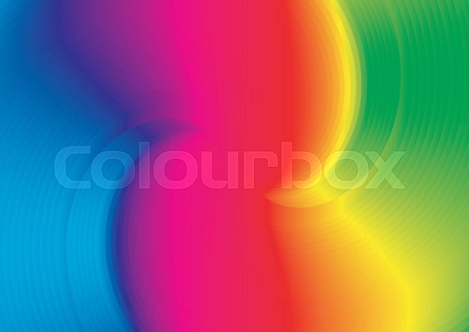 rainbow swirl pattern | Stock vector | Colourbox
