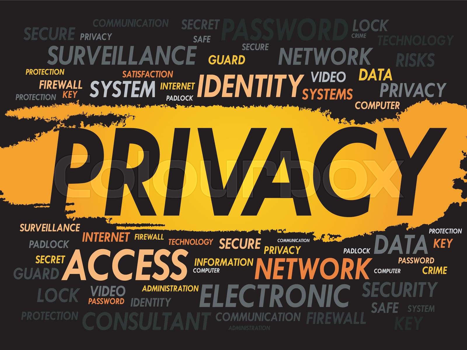 Privacy Word Cloud Stock Vector Colourbox Privacy Word Cloud Stock Vector Colourbox