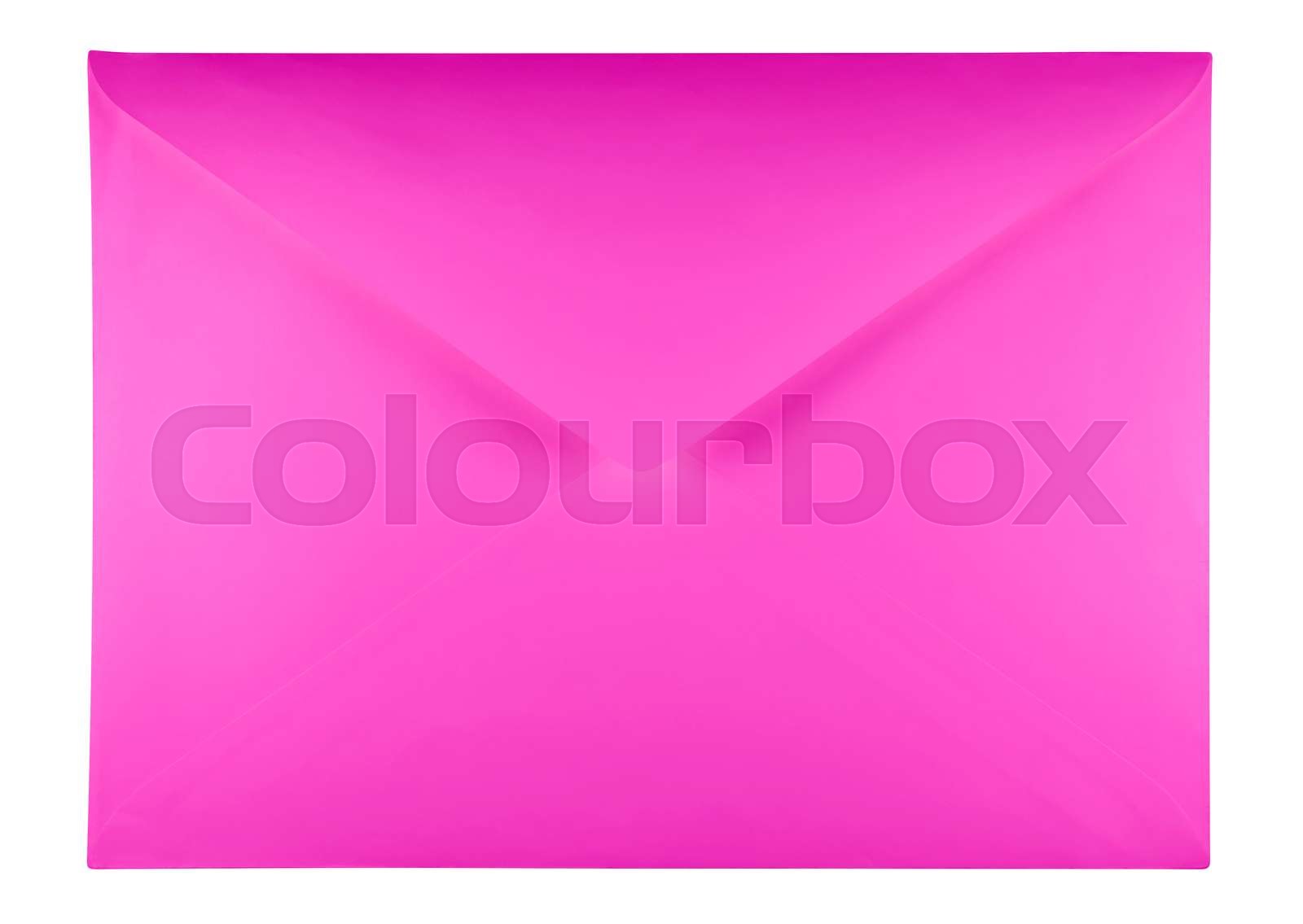 Blank envelope violet Stock image Colourbox