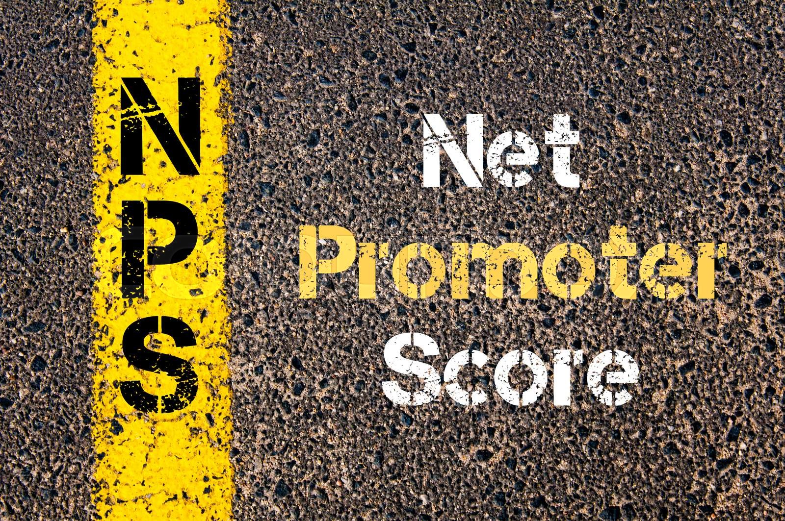 Business Acronym NPS NET PROMOTER SCORE | Stock image | Colourbox