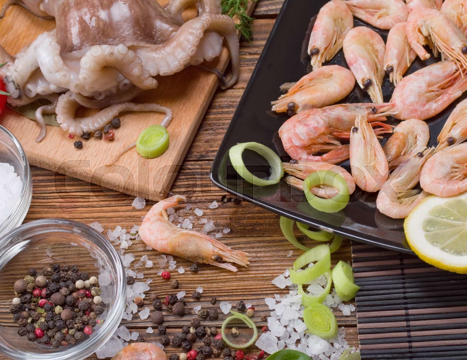 seafood Stock image Colourbox