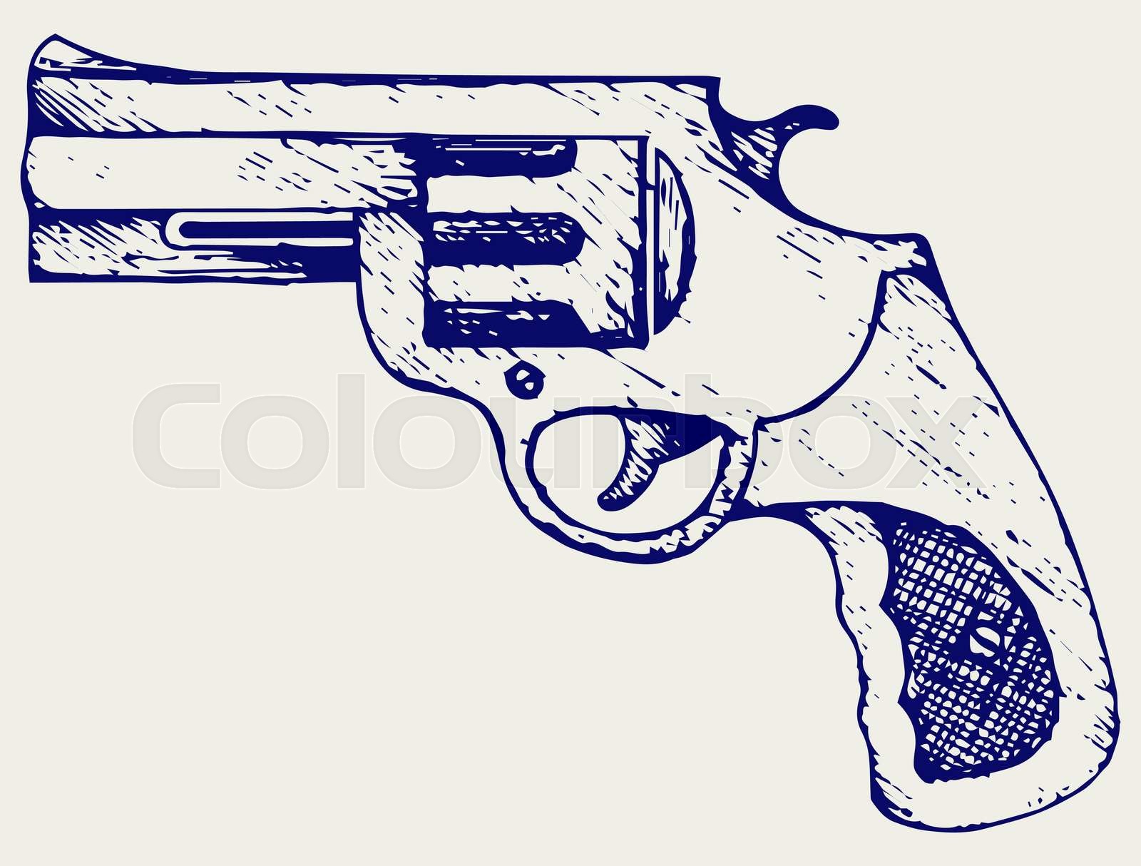 pistole, gewehr, malen | Stock-Vektor | Colourbox