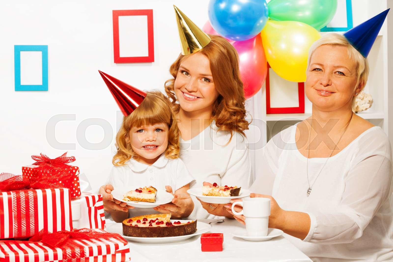 family-at-little-girl-s-birthday-party-stock-image-colourbox