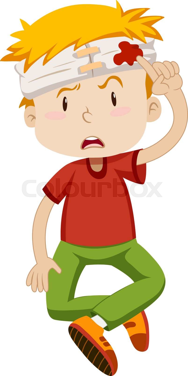 tn_Simple_head_injury Stock vector Colourbox