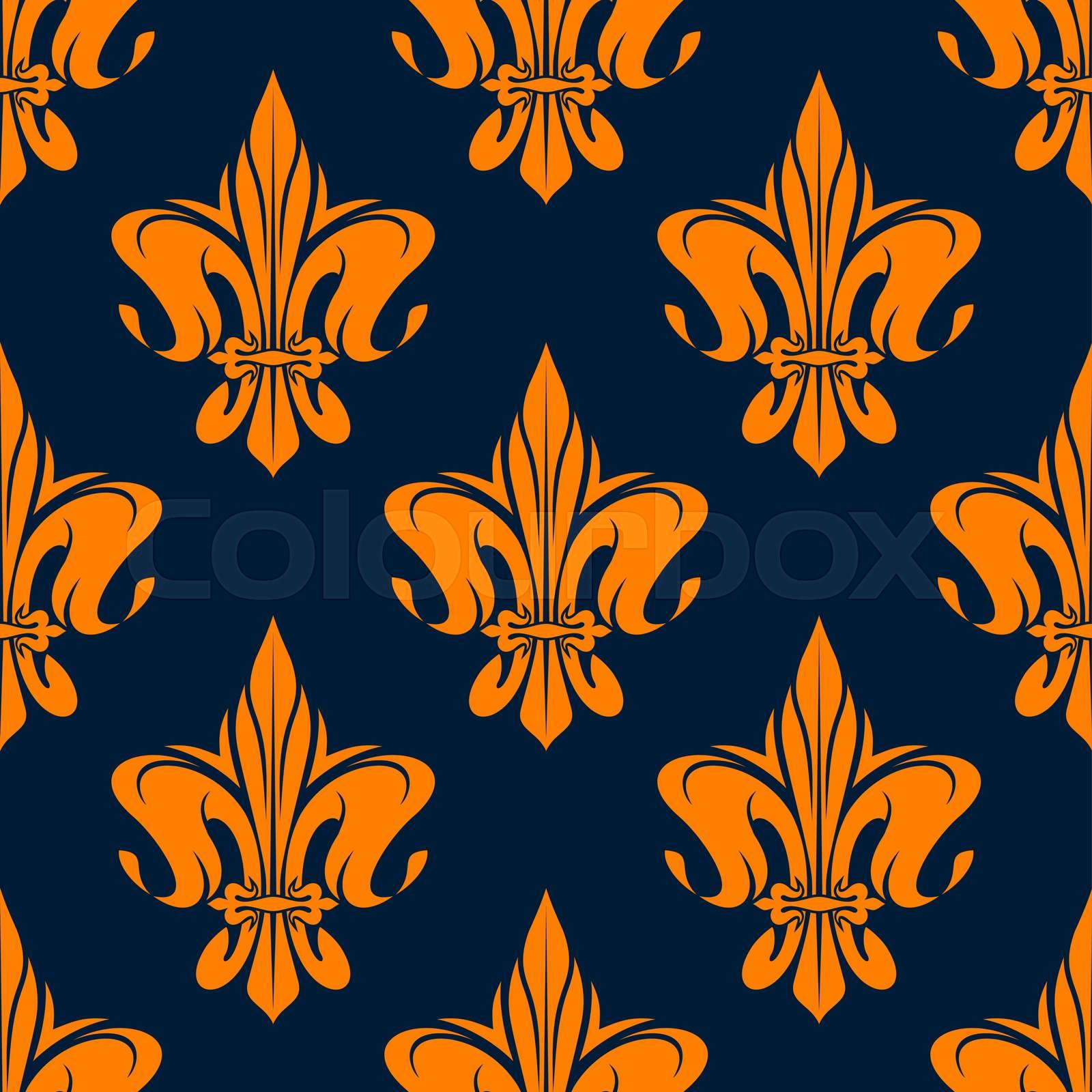 fleurdelis, dekorativ, klassisk Stock vektor Colourbox